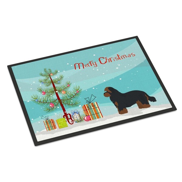 Carolines Treasures 18 x 27 in. Shorkie No.1 Christmas Tree Indoor or Outdoor Mat CK3875MAT - main
